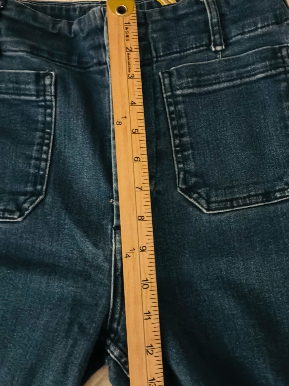 Anthropologie women Relaxed Wide-Leg Jeans in Medium Blue - Picture 6 of 10